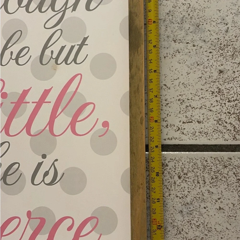 Wall Art Girls room Pink & Gray Sale 3 for $20